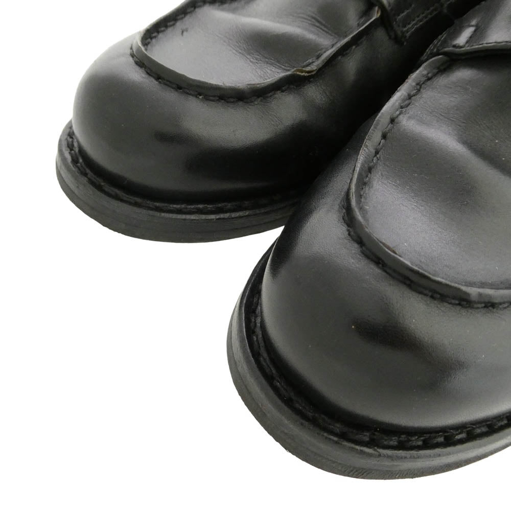 Paraboot パラブーツ CHAMBORD シャンボード Uチップ レザー ビジネス シューズ ブラック系 7【中古】