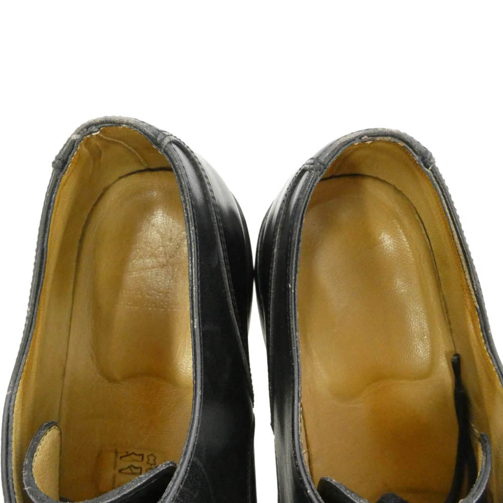 Paraboot パラブーツ CHAMBORD シャンボード Uチップ レザー ビジネス シューズ ブラック系 7【中古】