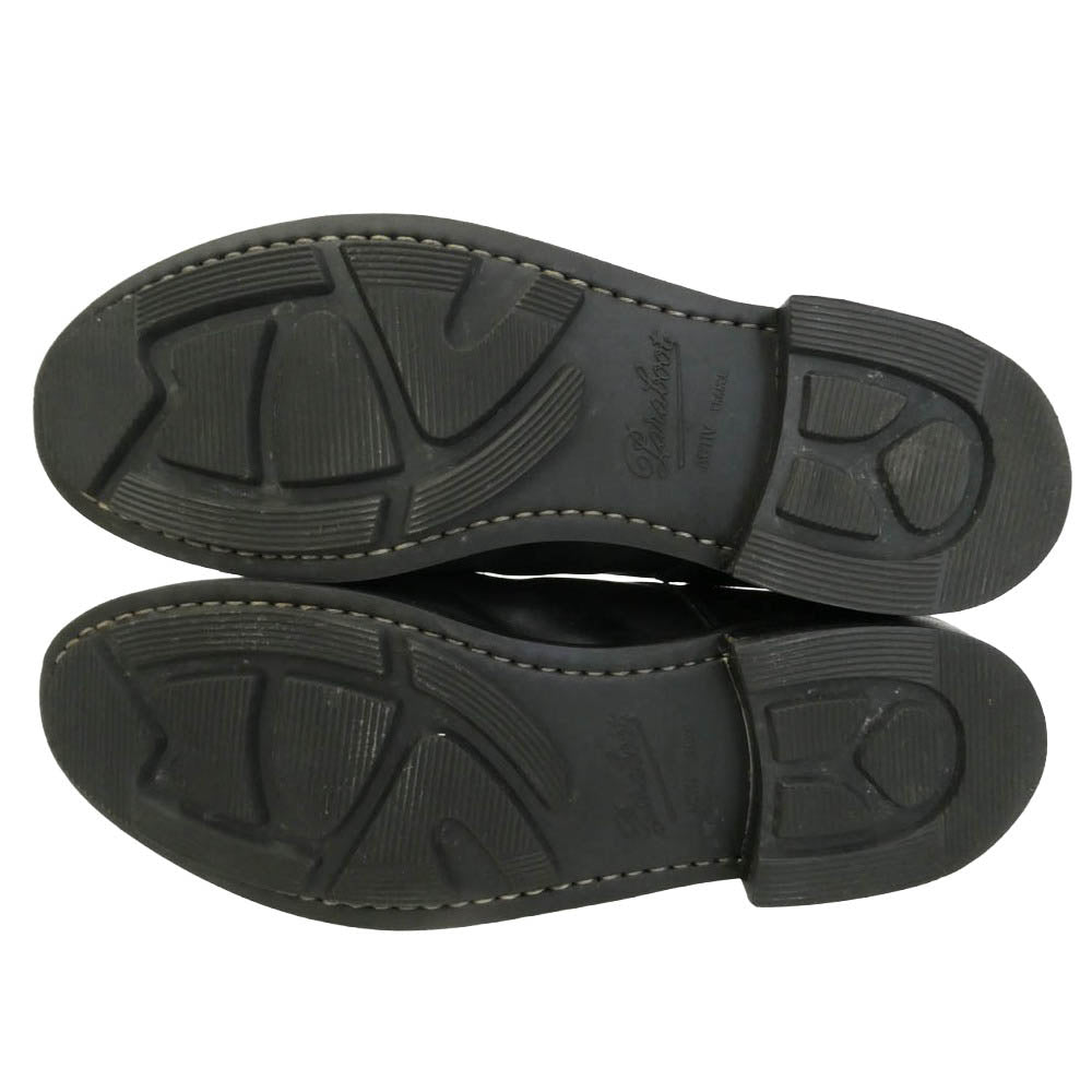 Paraboot パラブーツ CHAMBORD シャンボード Uチップ レザー ビジネス シューズ ブラック系 7【中古】
