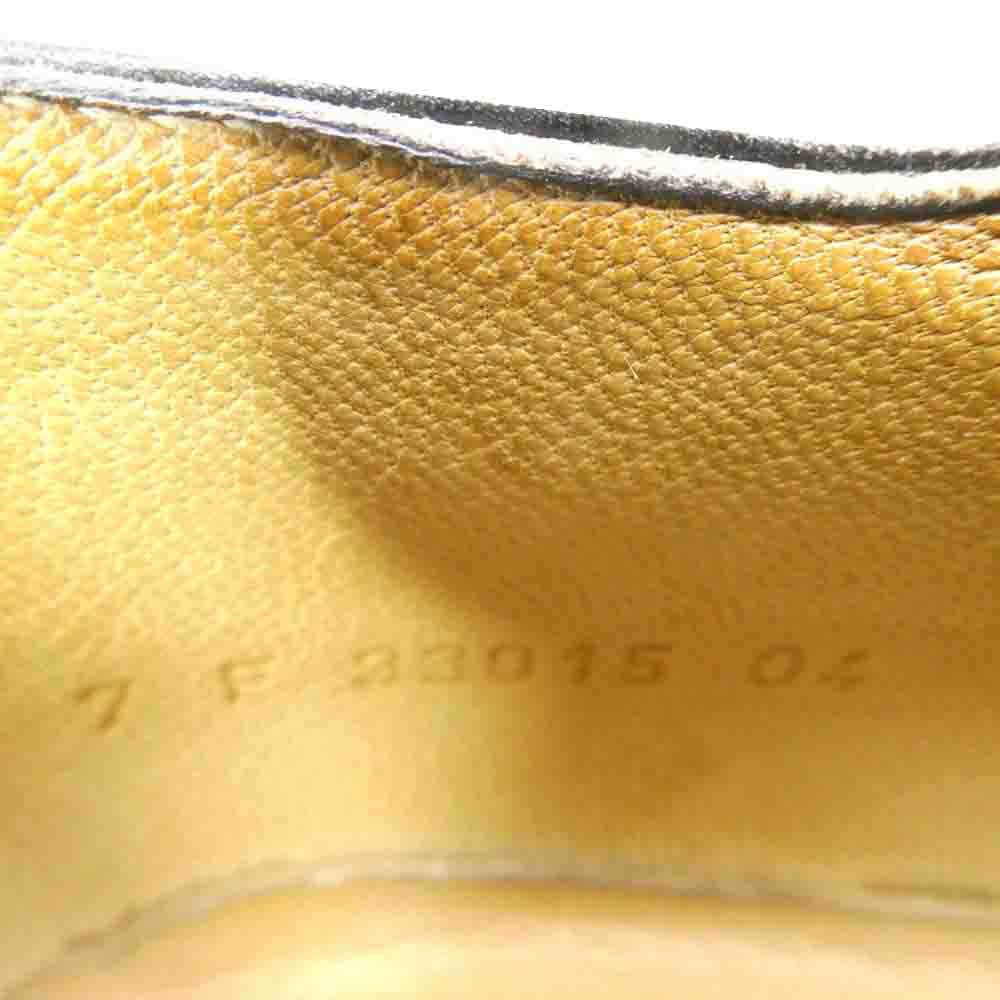 Paraboot パラブーツ CHAMBORD シャンボード Uチップ レザー ビジネス シューズ ブラック系 7【中古】