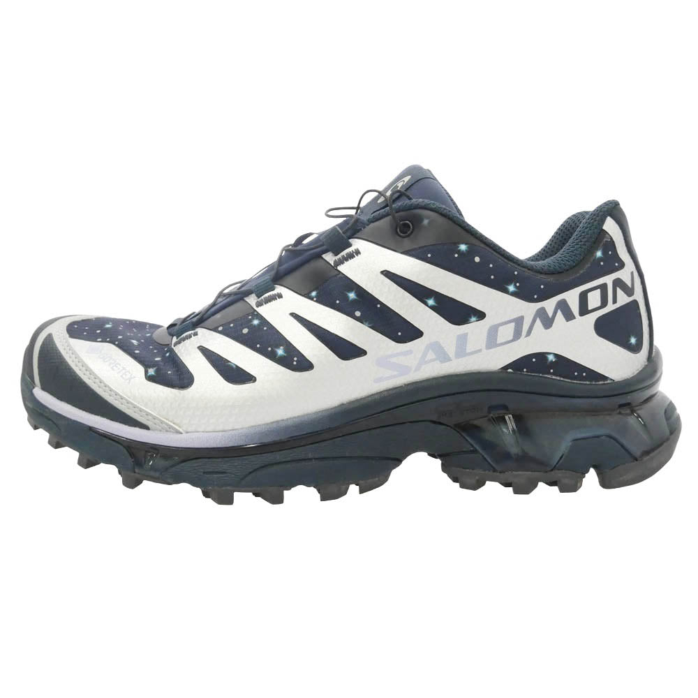 salomon サロモン atmos アトモス 492733 × ATMOS XT 4 OG GTX Stars Collide 2 アトモス ゴアテックス スニーカー ダークネイビー系 シルバー系 26.5cm【中古】