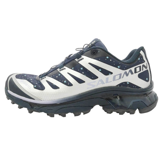 salomon サロモン atmos アトモス 492733 × ATMOS XT 4 OG GTX Stars Collide 2 アトモス ゴアテックス スニーカー ダークネイビー系 シルバー系 26.5cm【中古】