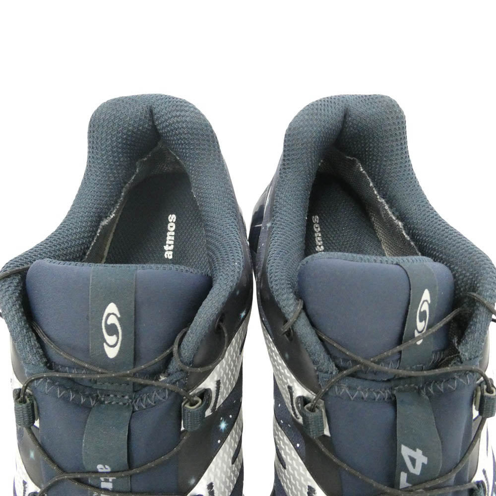 salomon サロモン atmos アトモス 492733 × ATMOS XT 4 OG GTX Stars Collide 2 アトモス ゴアテックス スニーカー ダークネイビー系 シルバー系 26.5cm【中古】