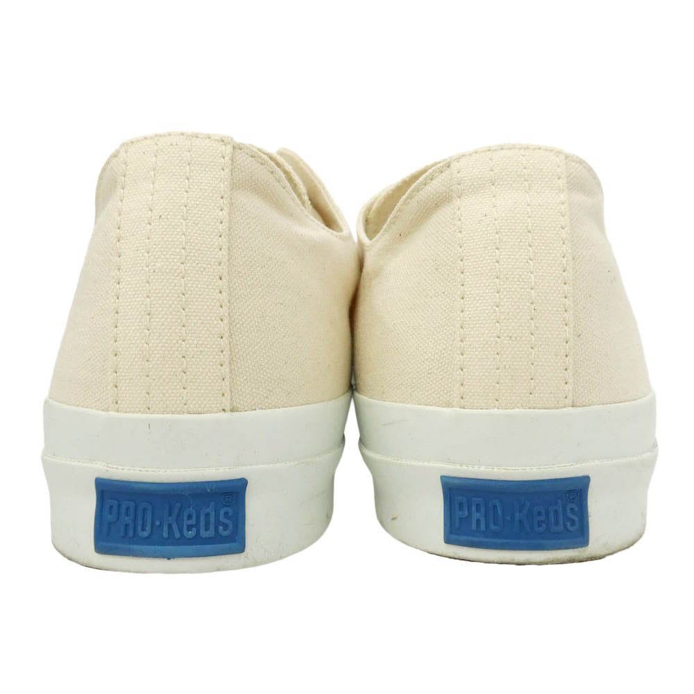 PRO-Keds プロケッズ PN1321 キャンバス ローカット スニーカー ベージュ系 オフホワイト系 29.5cm【中古】