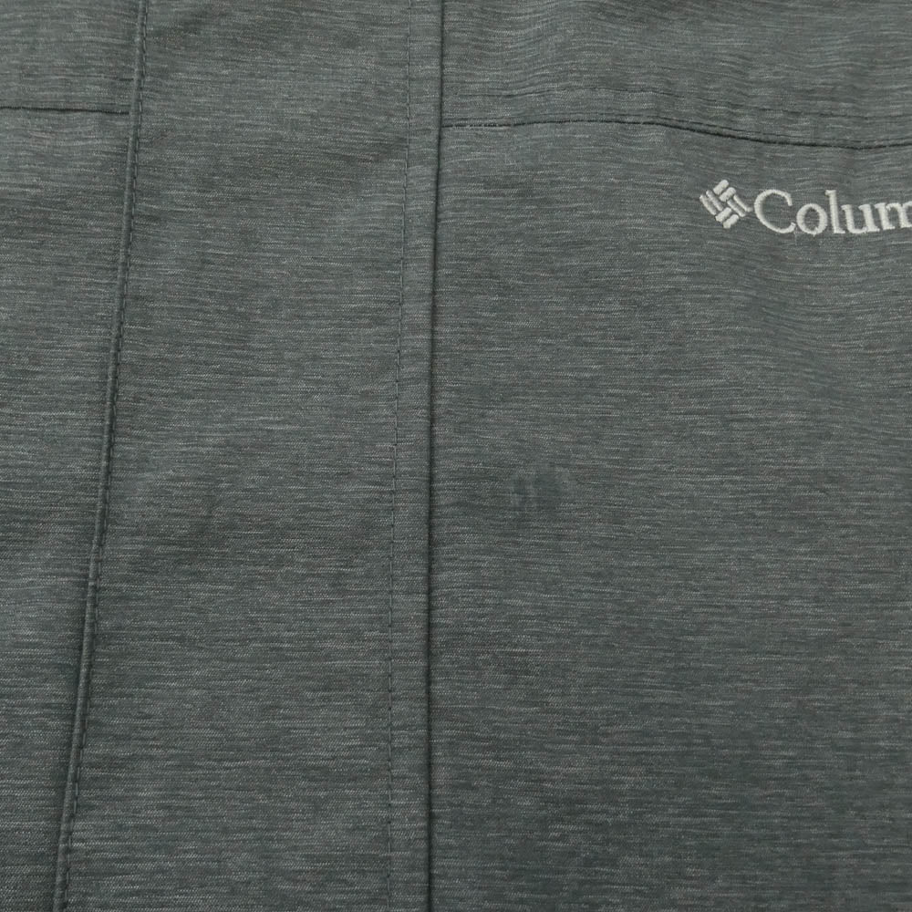 Columbia コロンビア 216 0216 XM1236 胸ロゴ刺繍 マウンテンパーカー ジャケット ダークグレー系 XXL【中古】