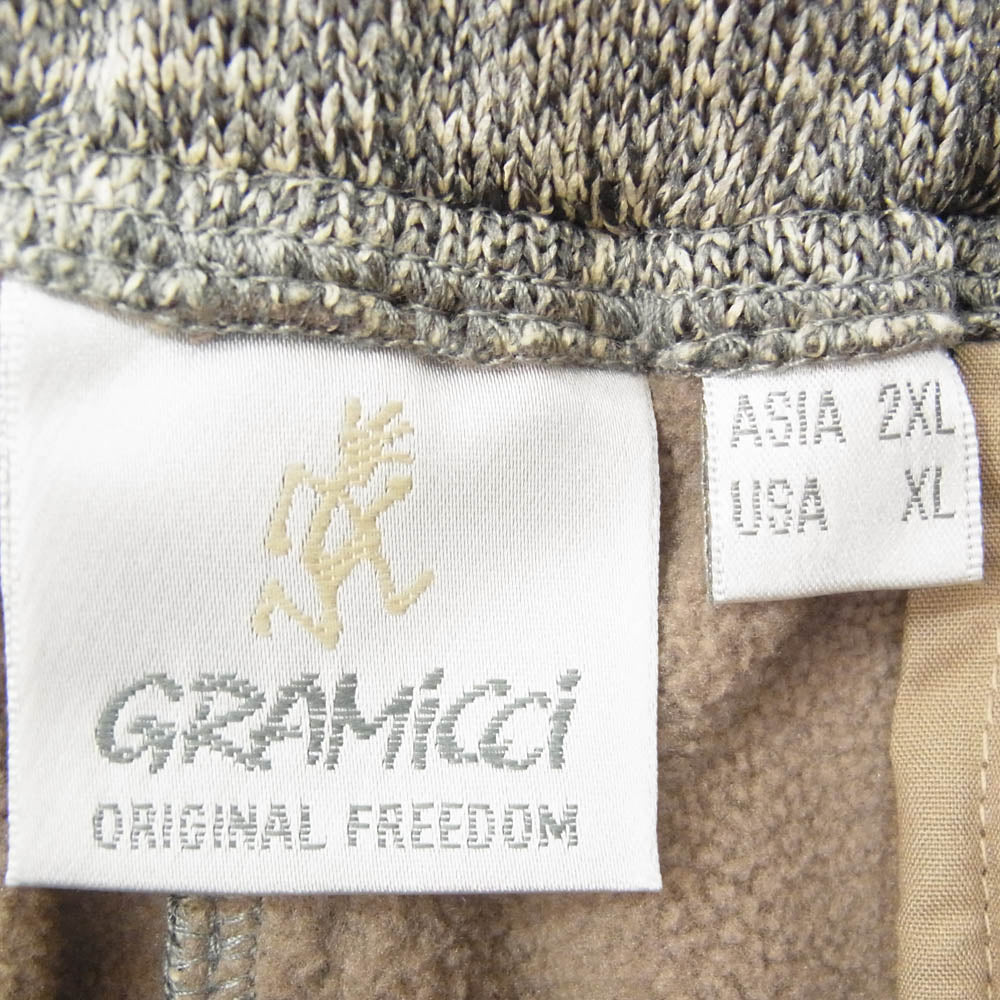 Gramicci グラミチ GUP5-FJP005 BONDING KNIT FLEECE EAZY TAPERED PANT ボンディングニットフリースイージーテーパードパンツ ブラウン系 2XL【中古】
