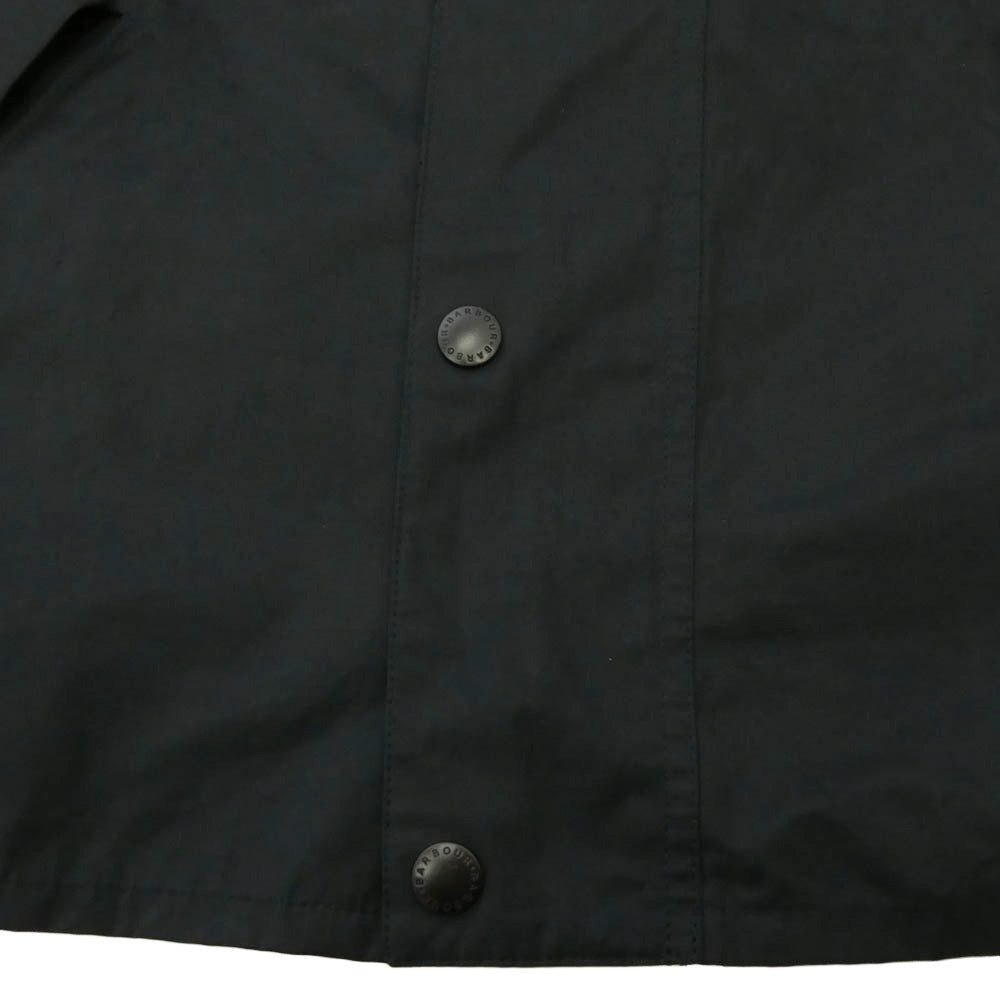 Barbour バブアー 23SS 231MCA0931 TRANSPORT PEACH SKIN ピーチスキン ノンワックス トランスポート ジャケット ブラック系 42【中古】