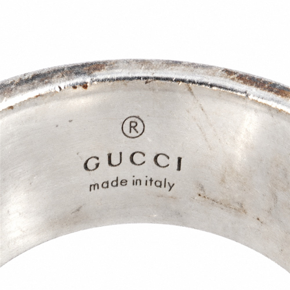 GUCCI グッチ ゴースト GG リング スカル 指輪 シルバー系 13号【中古】