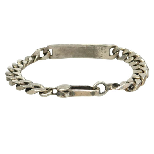 GUCCI グッチ BRACELET ゴースト ブレスレット 喜平 チェーン シルバー系 16【中古】