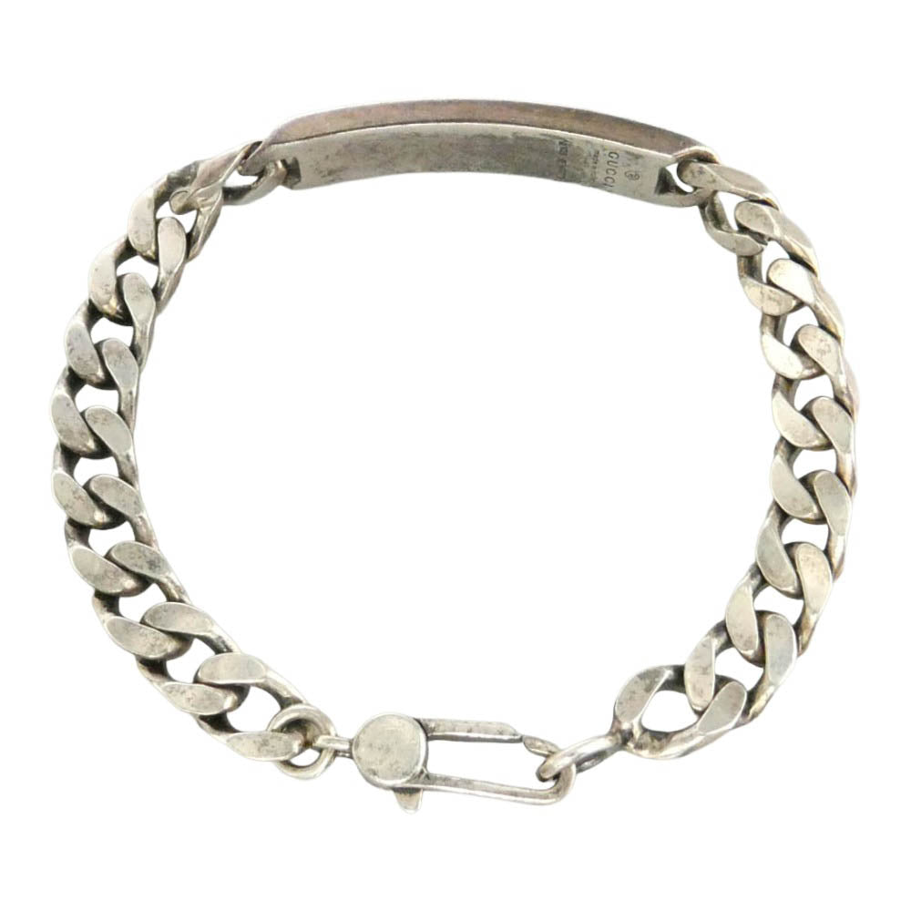 GUCCI グッチ BRACELET ゴースト ブレスレット 喜平 チェーン シルバー系 16【中古】