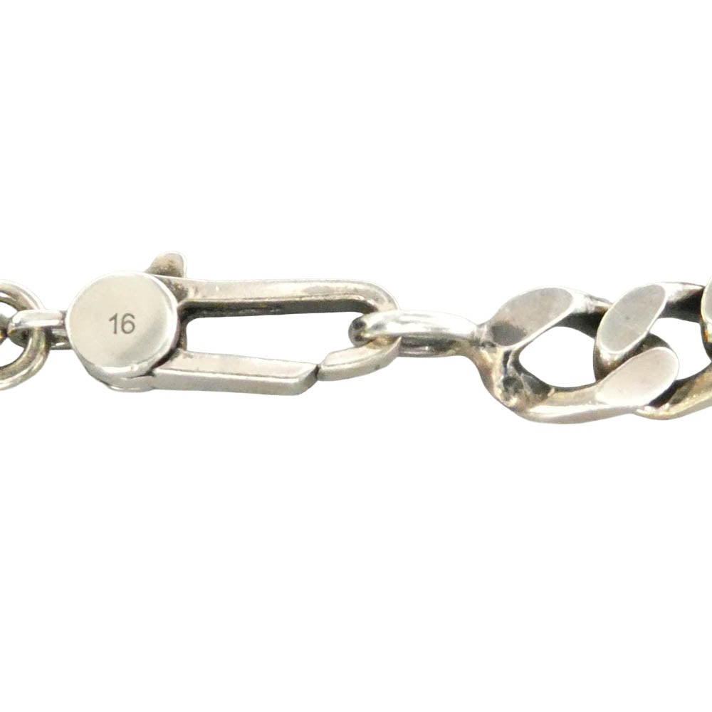GUCCI グッチ BRACELET ゴースト ブレスレット 喜平 チェーン シルバー系 16【中古】