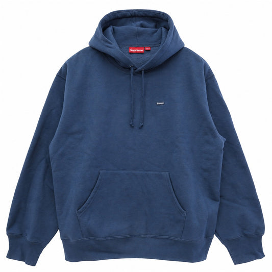 Supreme シュプリーム 25SS Small Box Hooded Sweatshirt スモール ボックス ロゴ フーデッド プルオーバー スウェットシャツ フーディー パーカー ブルー系 L【中古】
