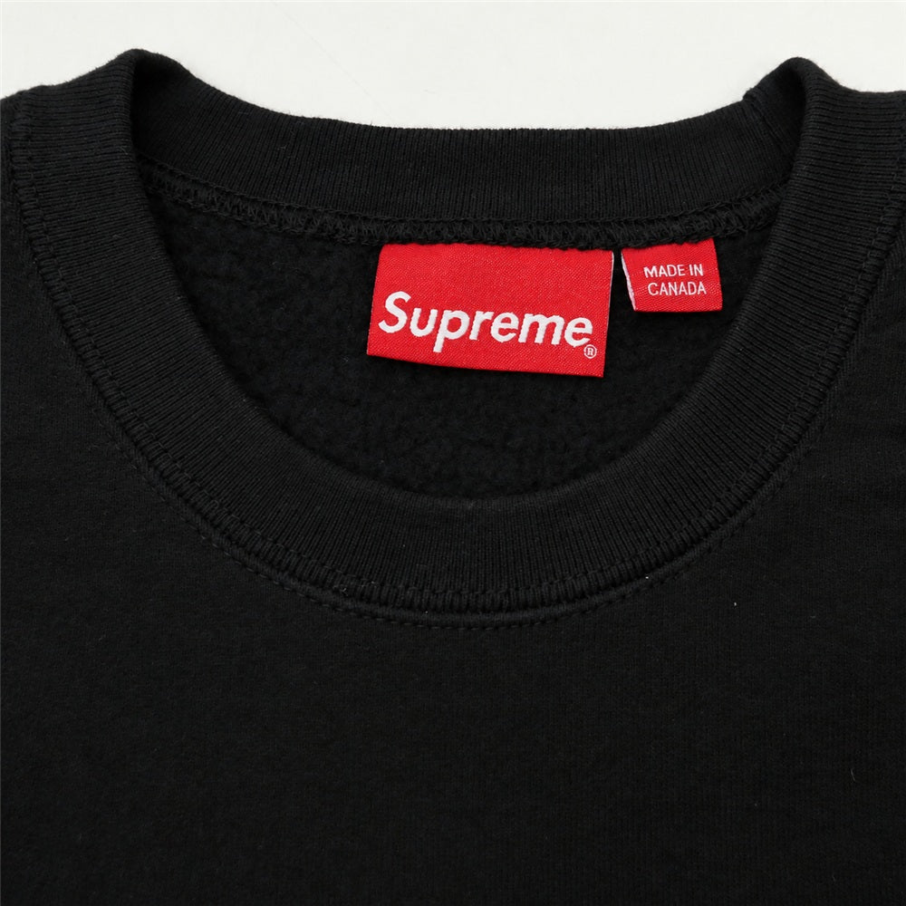 Supreme シュプリーム Small Box Crewneck スモール ボックス ロゴ クルーネック プルオーバー スウェット トレーナー ブラック系 M【中古】