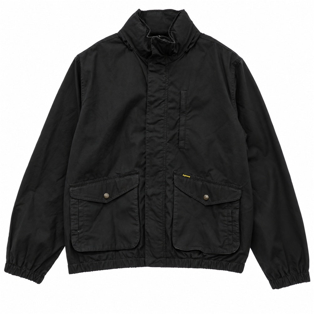 Supreme シュプリーム 19SS Highland Jacket ハイランド ジャケット コットン フード付き マウンテンパーカー ブラック系 L【中古】