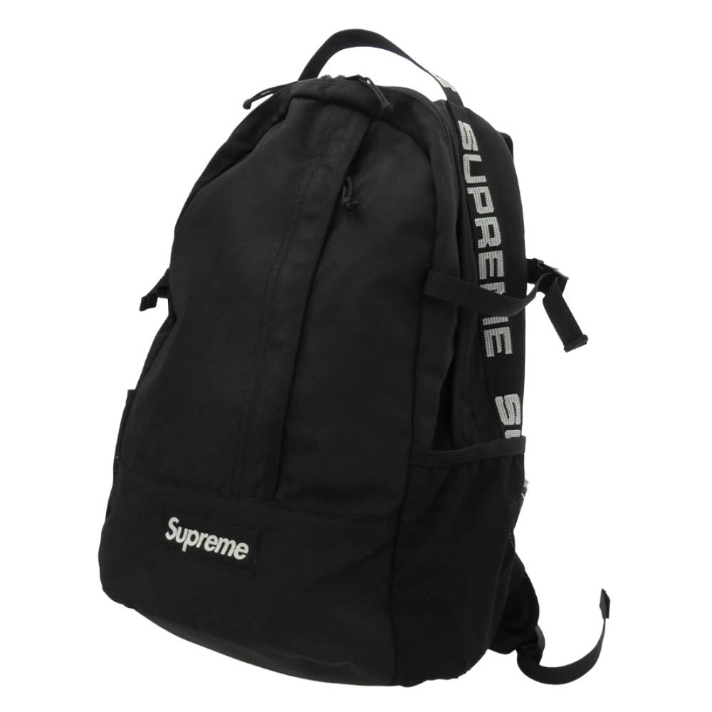Supreme シュプリーム 18SS Backpack バックパック リュック ブラック系【中古】