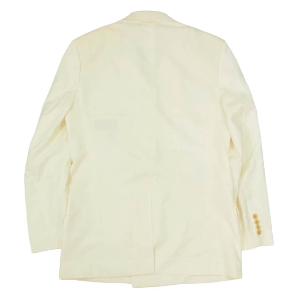 DIOR HOMME ディオールオム 943C204A1800 ウール ダブル テーラード ジャケット オフホワイト系 44【中古】