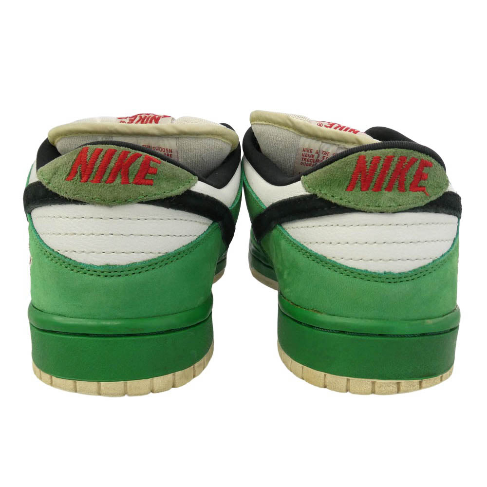 NIKE ナイキ 304292-302 【フェイクバスターズ鑑定済】観賞用 SB Dunk Low Heineken SB ダンク ハイネケン スニーカー グリーン系 27cm【中古】