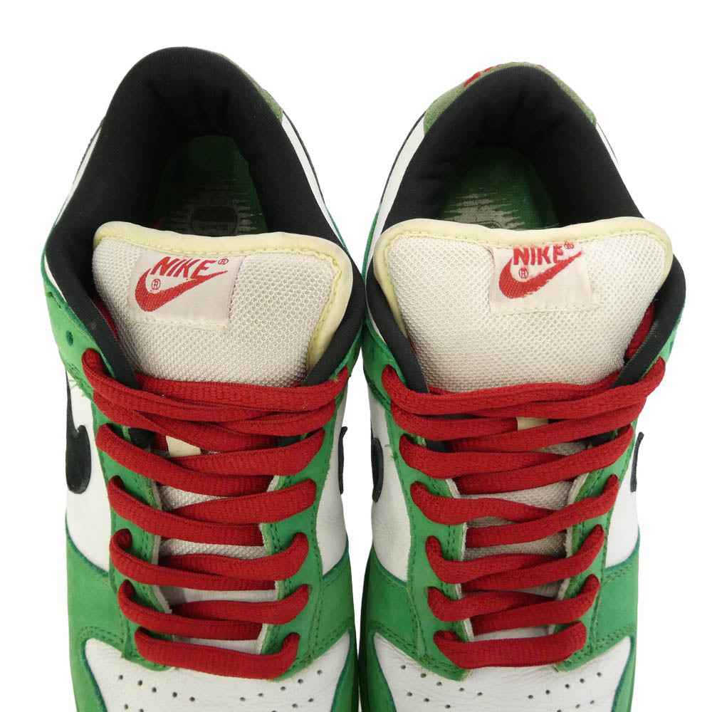 NIKE ナイキ 304292-302 【フェイクバスターズ鑑定済】観賞用 SB Dunk Low Heineken SB ダンク ハイネケン スニーカー グリーン系 27cm【中古】