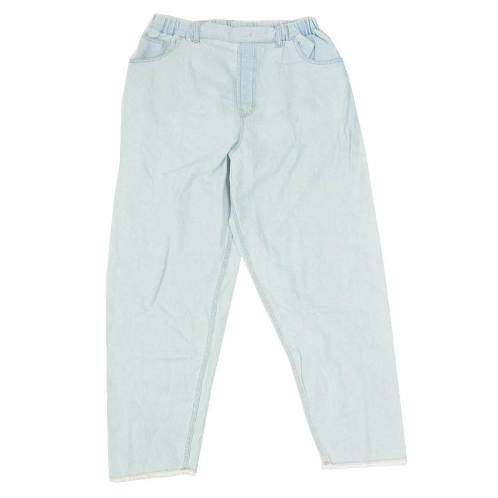 Johnbull ジョンブル JM232P20 シームレス イージー テーパード ジーンズ デニム パンツ インディゴブルー系 S【中古】