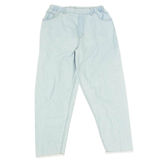 Johnbull ジョンブル JM232P20 シームレス イージー テーパード ジーンズ デニム パンツ インディゴブルー系 S【中古】