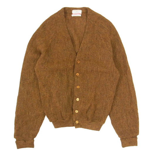 ジャンセン ヴィンテージ 60s ウール モヘア アルパカ カーディガン ブラウン系 サイズ表記無【中古】