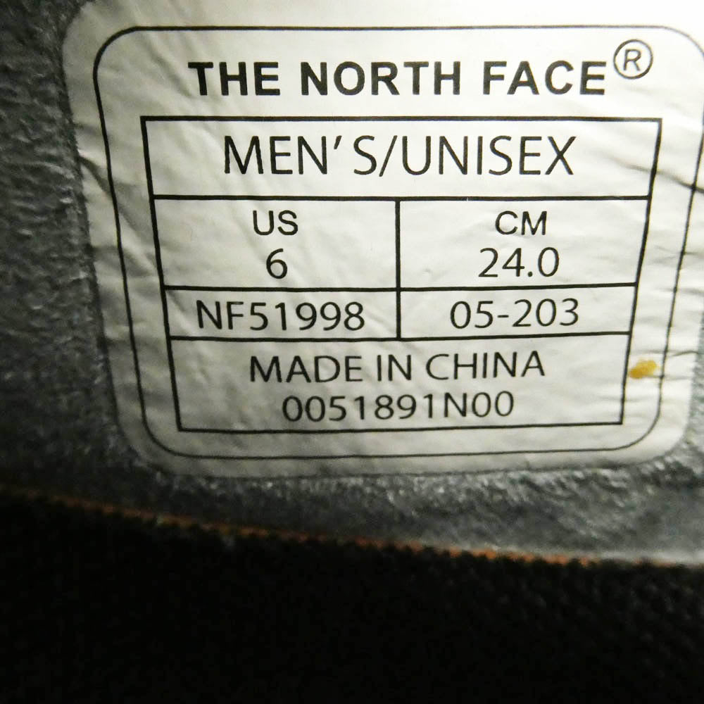 THE NORTH FACE ノースフェイス NF51998 Velocity Knit GORE-TEX ベロシティニット ゴアテックス ローカットスニーカー ブラック系 24cm【中古】