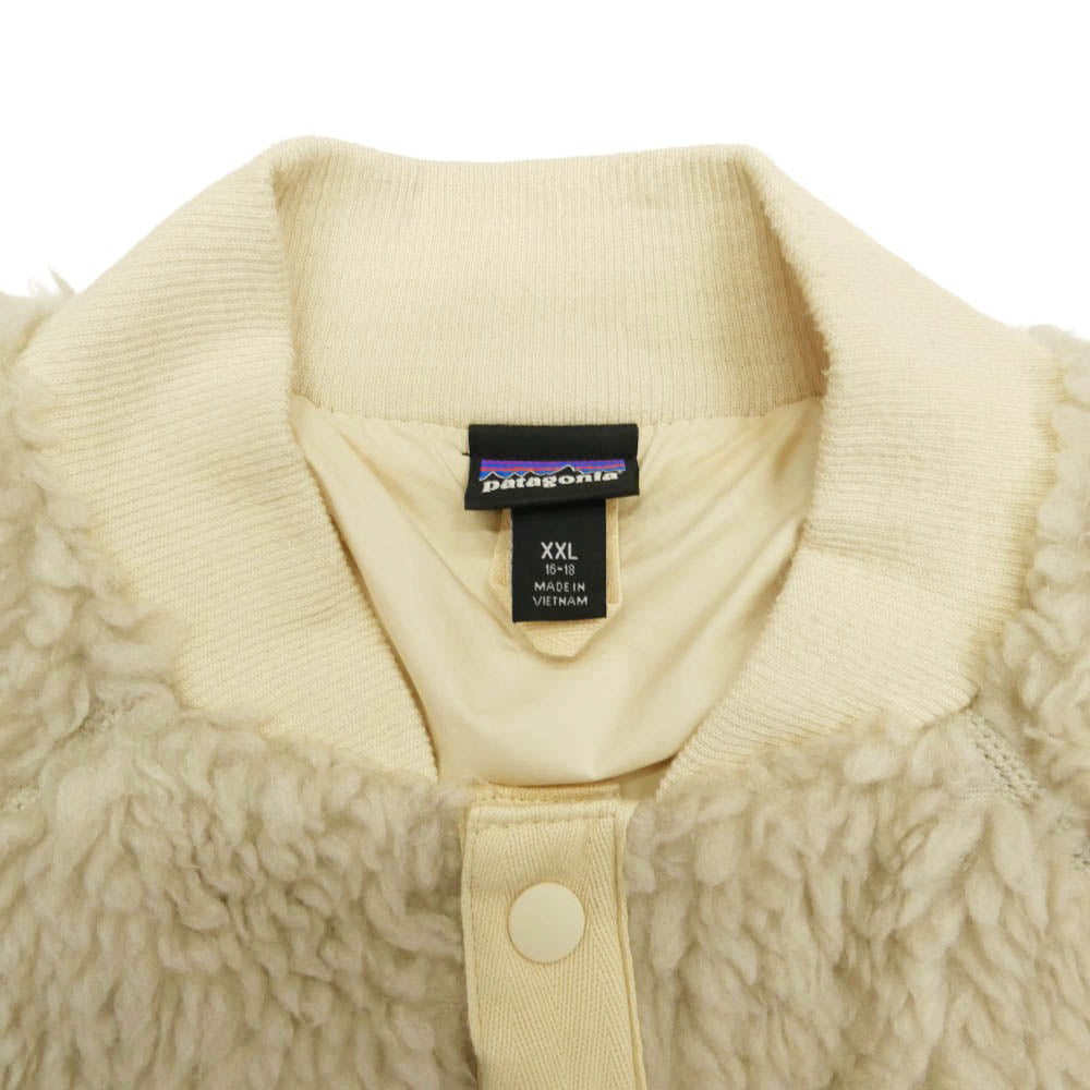 patagonia パタゴニア 19AW 65415FA19 Girls Retro X Bomber Jacket レトロX ボマー ジャケット ベージュ系 XXL【中古】