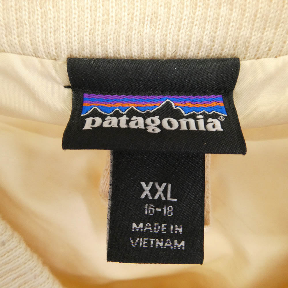 patagonia パタゴニア 19AW 65415FA19 Girls Retro X Bomber Jacket レトロX ボマー ジャケット ベージュ系 XXL【中古】