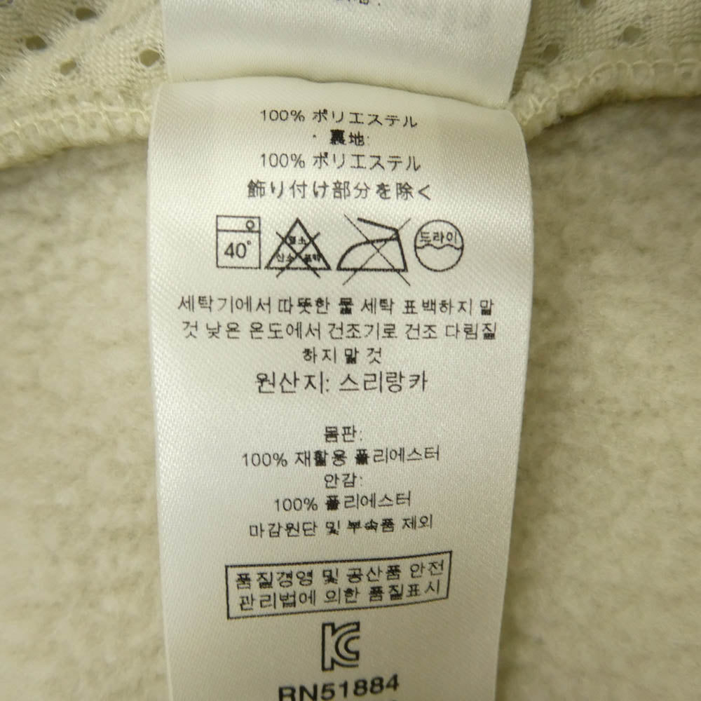patagonia パタゴニア 19AW 22806FA19 W's Retro Pile Hoody レトロ パイル フーディー ボアフリース ジップアップ パーカー ジャケット オフホワイト系 S【中古】