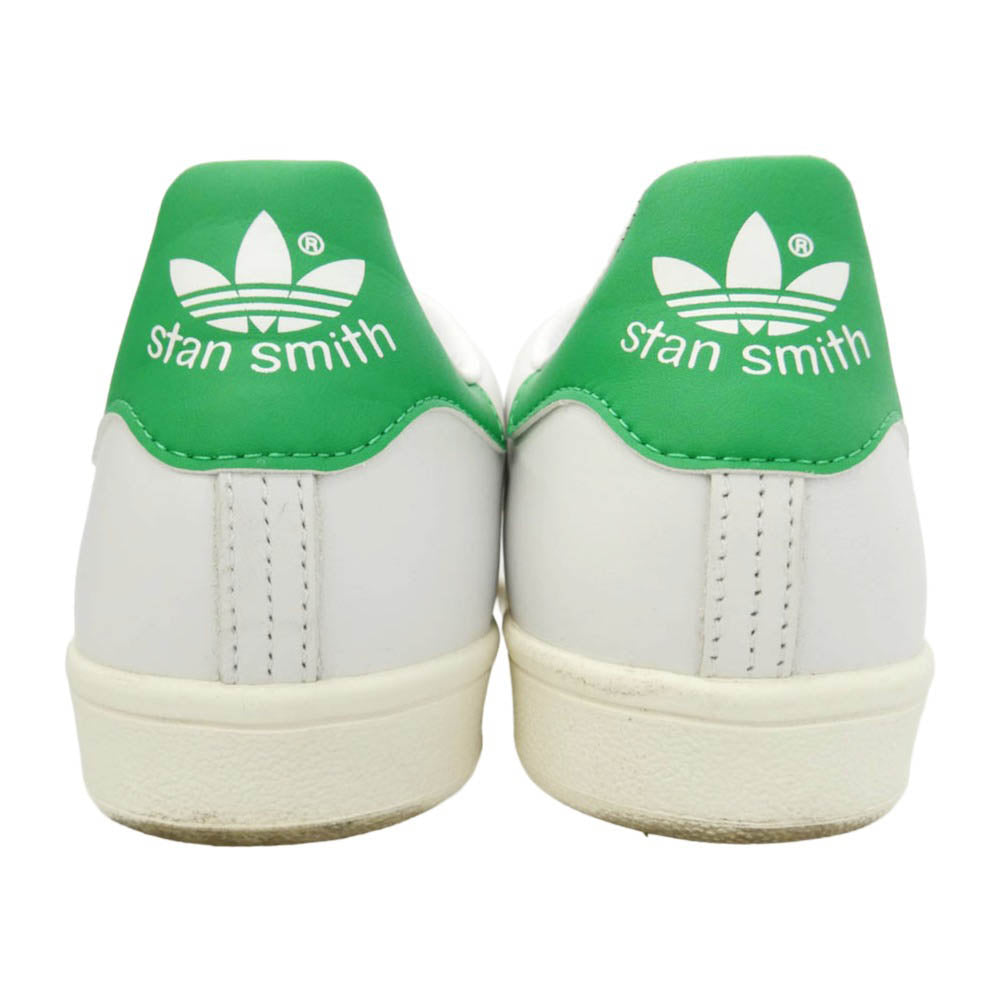 adidas アディダス IF0202 STAN SMITH 80s スタンスミス 復刻 コートシューズ ローカット スニーカー ホワイト系 グリーン系 27.5cm【中古】