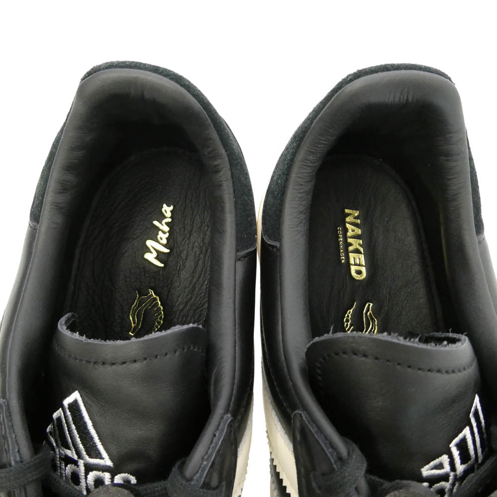 adidas アディダス IH3566 NAKED MAHA SAMBA ネイキッド マハ サンバ スニーカー ブラック系 ホワイト系 27.5cm【中古】