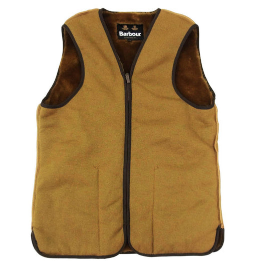 Barbour バブアー 22AW 222MLI0035 SL FUR LINER フロント ジップ ファー ライナー リバーシブル ボア ベスト ブラウン系 38【中古】