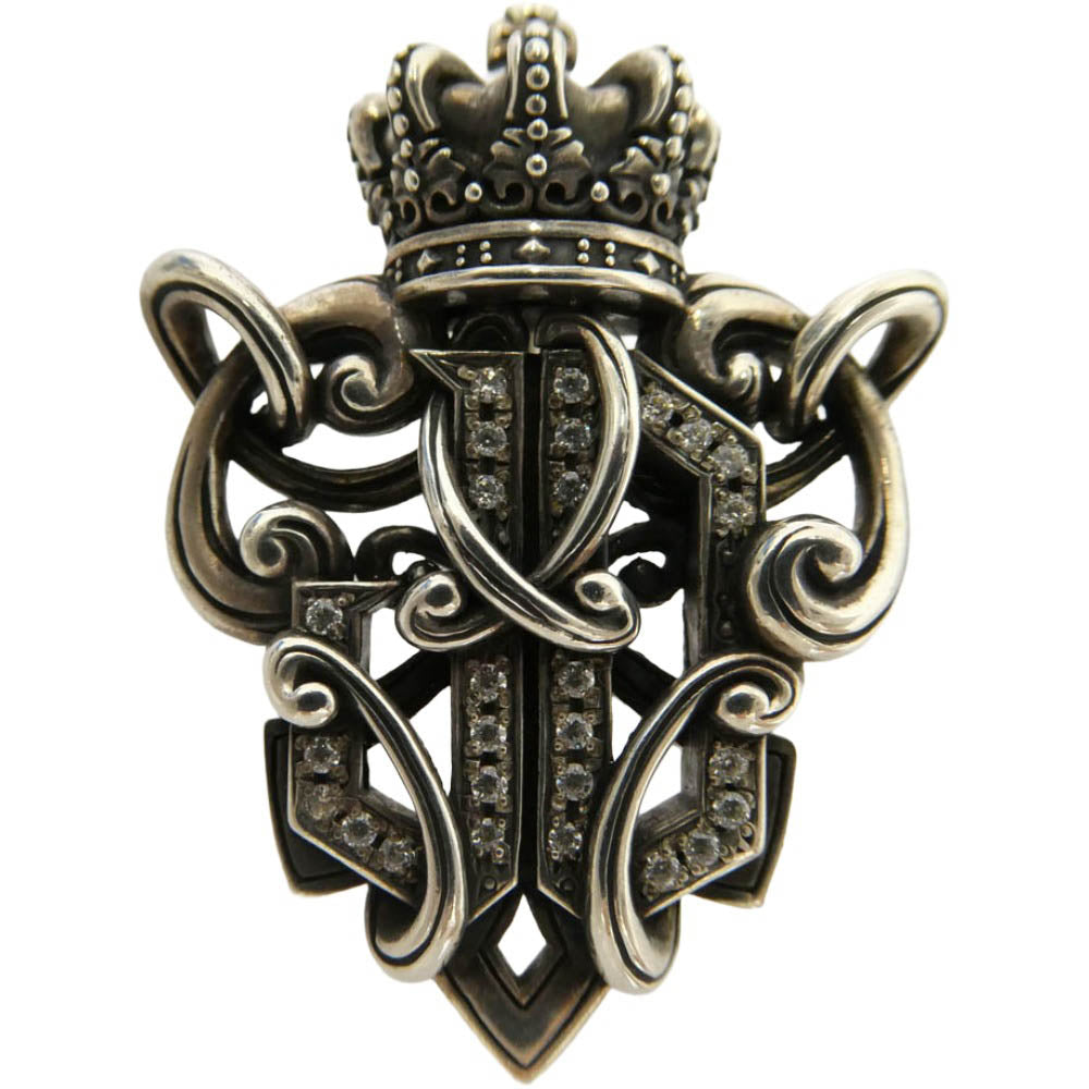 Justin Davis ジャスティンデイビス SPJ253 PROTAGE PENDANT プロテージ ペンダント ネックレストップ シルバー系【中古】