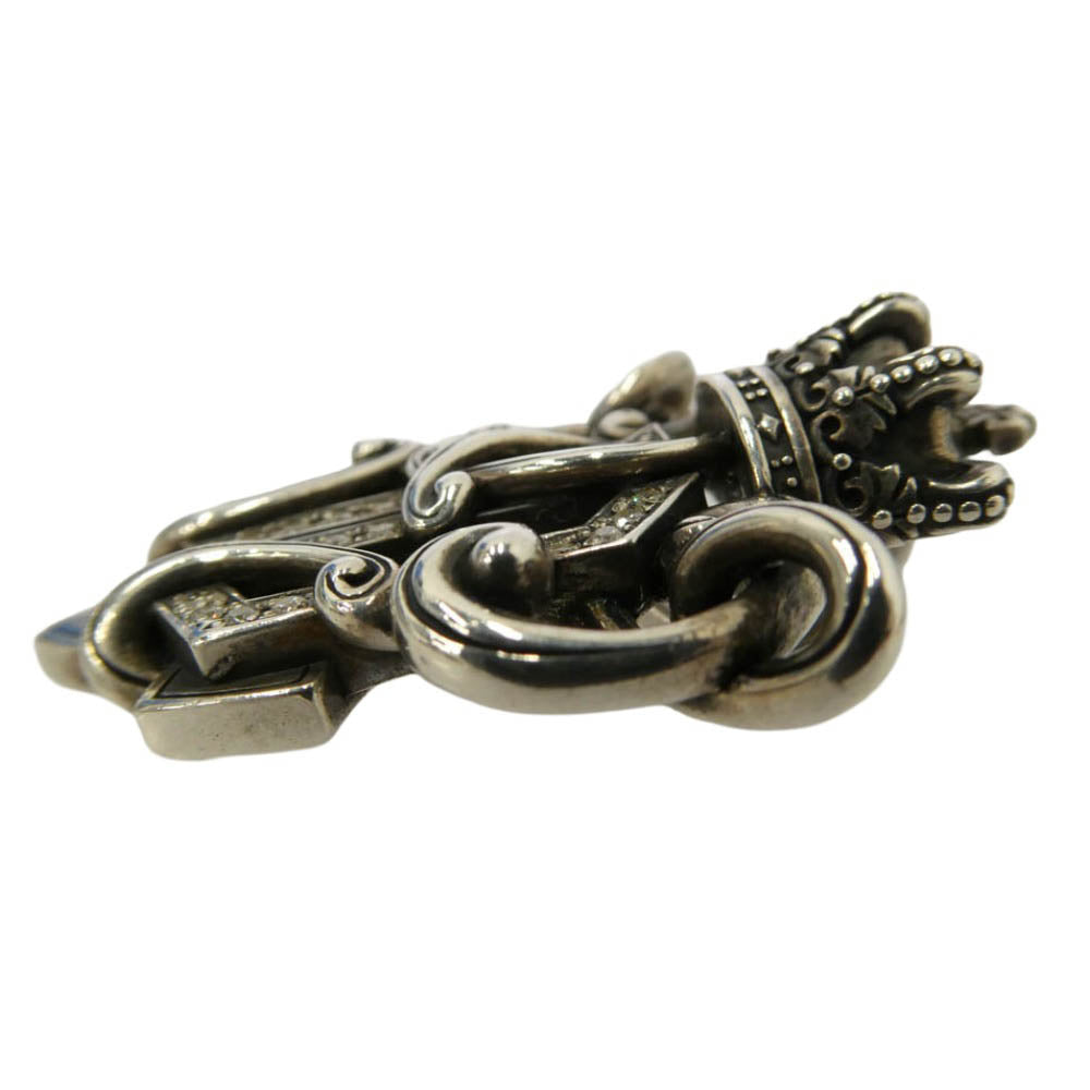 Justin Davis ジャスティンデイビス SPJ253 PROTAGE PENDANT プロテージ ペンダント ネックレストップ シルバー系【中古】