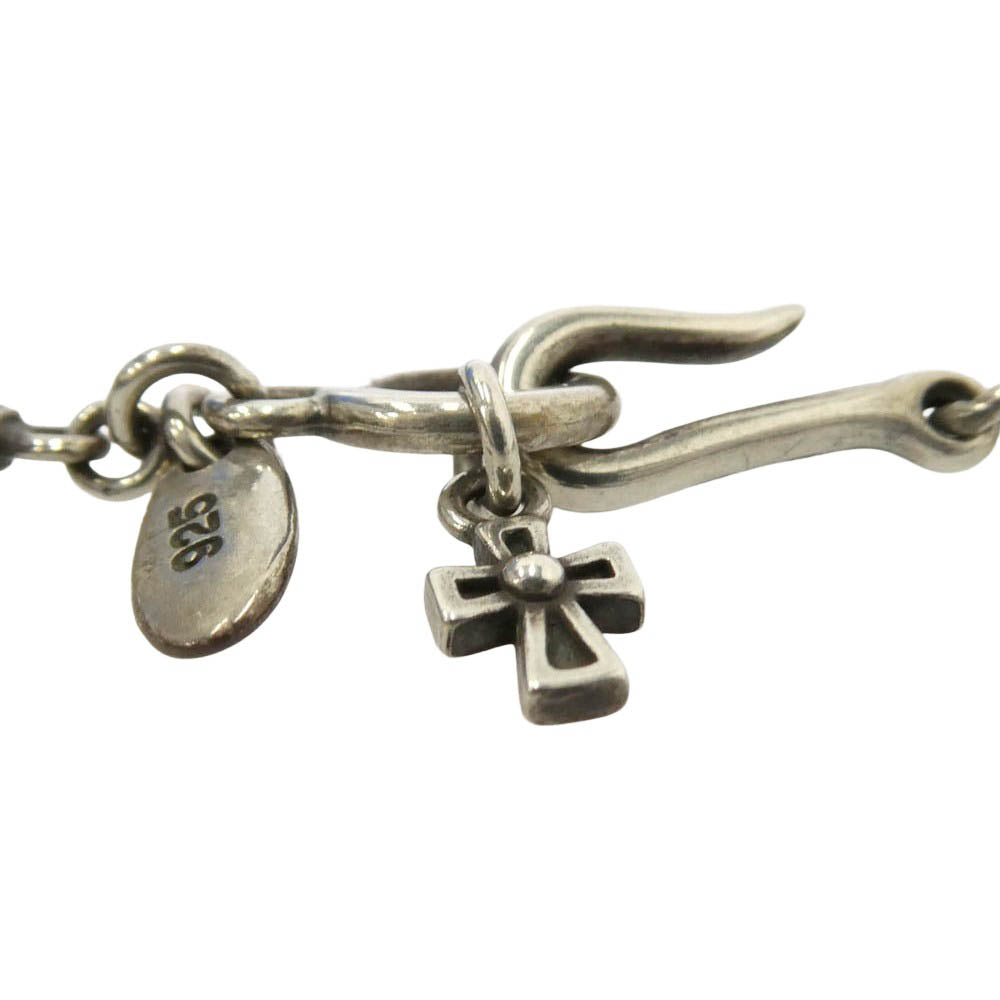 Justin Davis ジャスティンデイビス SNJ125 TINY CROSS CHAIN タイニークロス チェーン ネックレス 50cm シルバー系【中古】