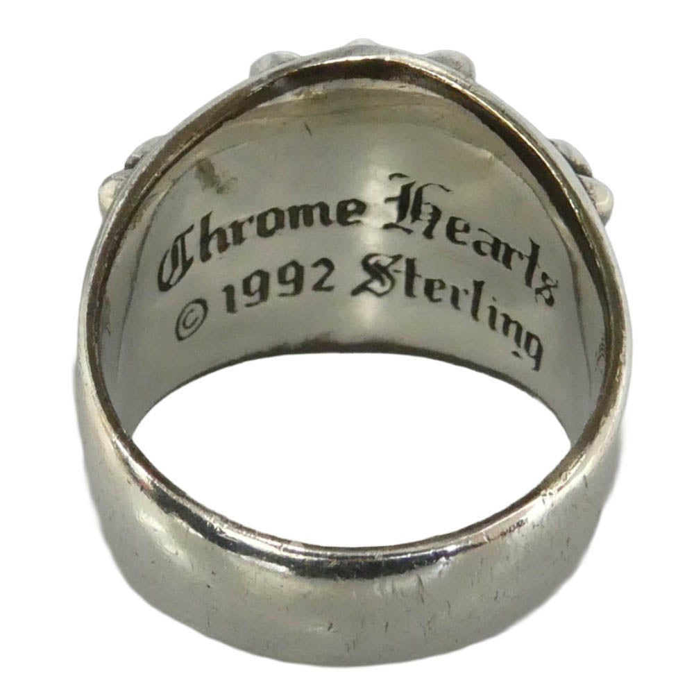 CHROME HEARTS クロムハーツ（原本無） KEEPER RING キーパー リング シルバー系 25号【中古】