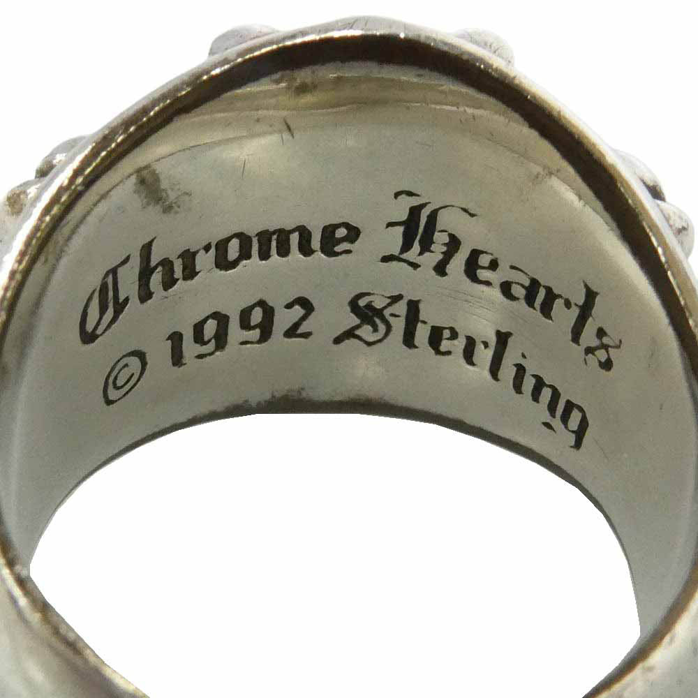 CHROME HEARTS クロムハーツ（原本無） KEEPER RING キーパー リング シルバー系 25号【中古】