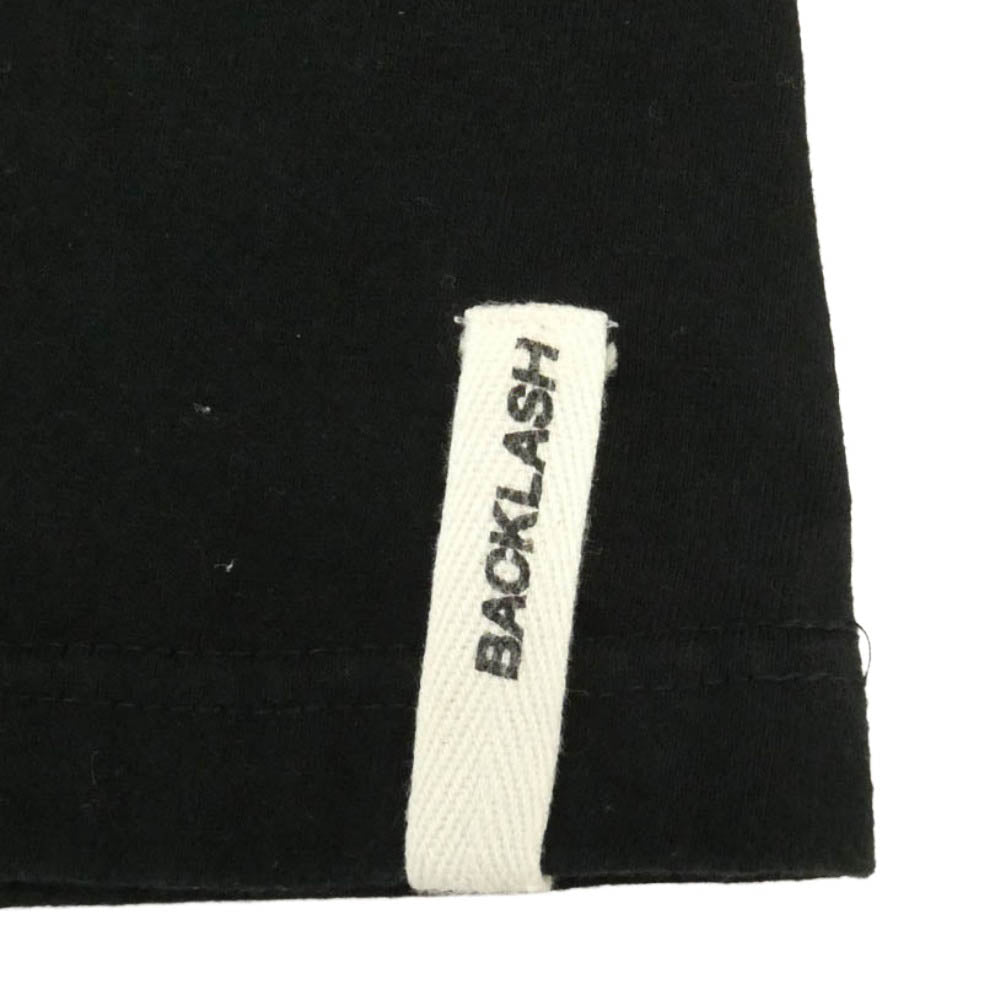ISAMUKATAYAMA BACKLASH イサムカタヤマバックラッシュ ANONYMOUS FUKUOKA 直営店限定 アノニマス フクオカ ロングスリーブ 長袖 Tシャツ カットソー ブラック系 L【中古】