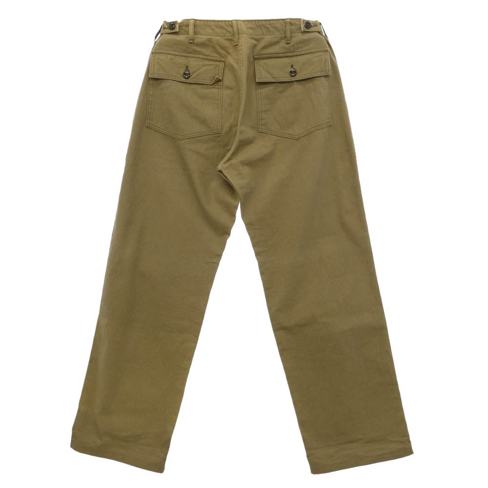WAREHOUSE ウエアハウス HBT MILITARY PANTS ヘリンボーン ベイカーパンツ ベージュ系 33【中古】