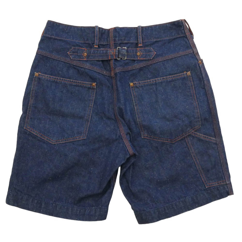 TENDERLOIN テンダーロイン T-PAINTER SHORTS DENIM ペインター デニム ハーフパンツ ショーツ インディゴブルー系 XS【中古】