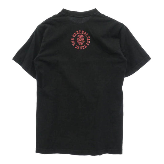 TENDERLOIN テンダーロイン × PRO CLUB T-TEE B プロクラブ ロゴ ボルネオスカル グラフィック プリント コットン 半袖 Tシャツ ブラック系 M【中古】
