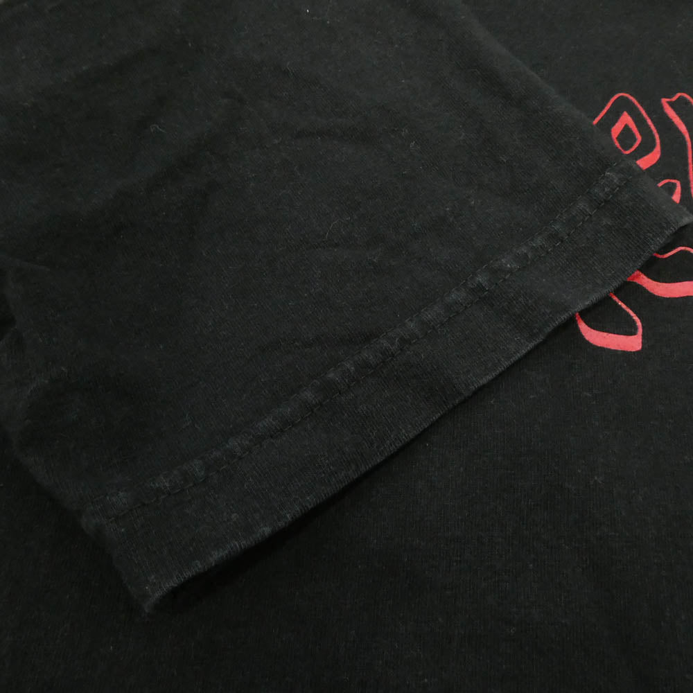 TENDERLOIN テンダーロイン × PRO CLUB T-TEE B プロクラブ ロゴ ボルネオスカル グラフィック プリント コットン 半袖 Tシャツ ブラック系 M【中古】