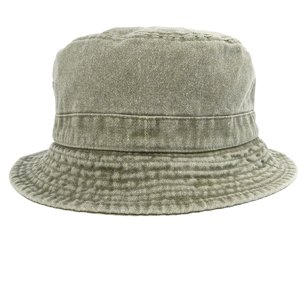 TENDERLOIN テンダーロイン T-BUCKET HAT BS ボルネオスカル 刺繍ロゴ コットン バケットハット 帽子 カーキ系【中古】