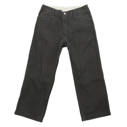 TENDERLOIN テンダーロイン T-BDP PIQUE ピケ コットン ワーク パンツ 日本製 ダークグレー系 XS【中古】