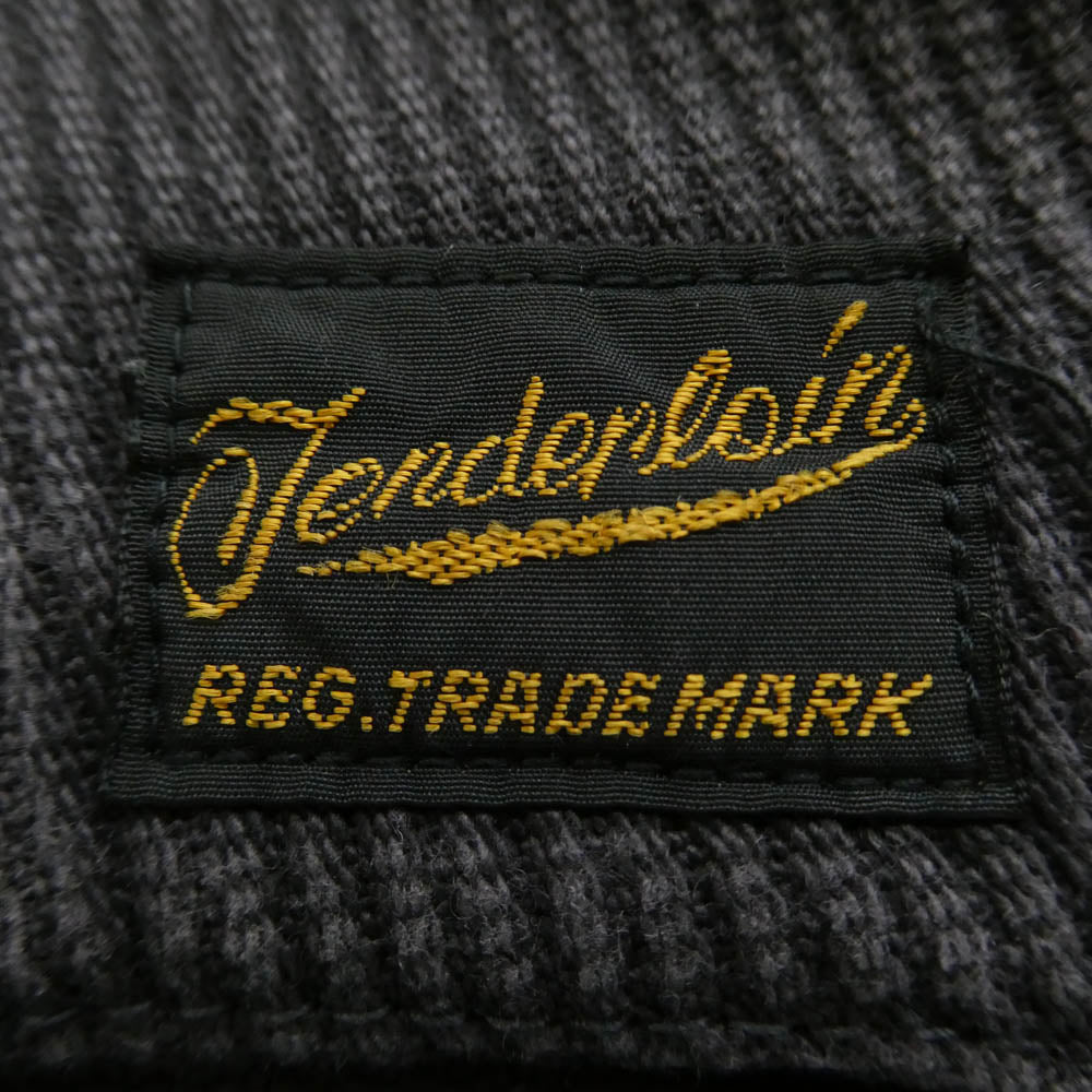 TENDERLOIN テンダーロイン T-BDP PIQUE ピケ コットン ワーク パンツ 日本製 ダークグレー系 XS【中古】