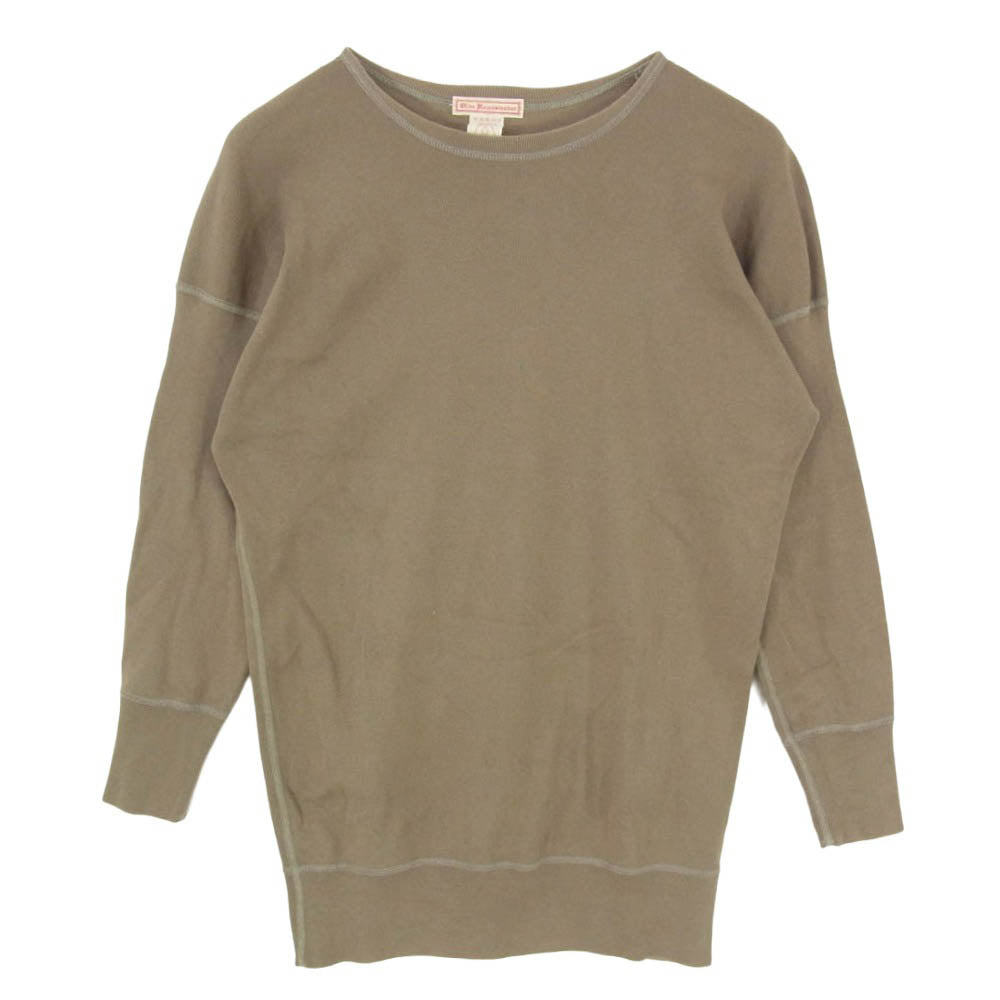 オールドホームステッダー INTERLOCK CREWNECK LONG SLEEVE 長袖 Tシャツ カットソー カーキ系 44【中古】