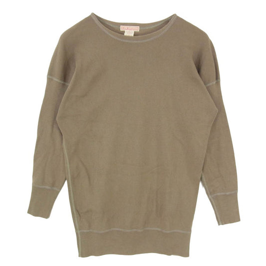 オールドホームステッダー INTERLOCK CREWNECK LONG SLEEVE 長袖 Tシャツ カットソー カーキ系 44【中古】