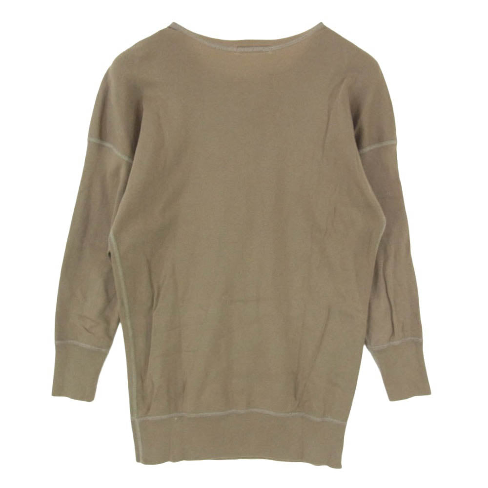 オールドホームステッダー INTERLOCK CREWNECK LONG SLEEVE 長袖 Tシャツ カットソー カーキ系 44【中古】