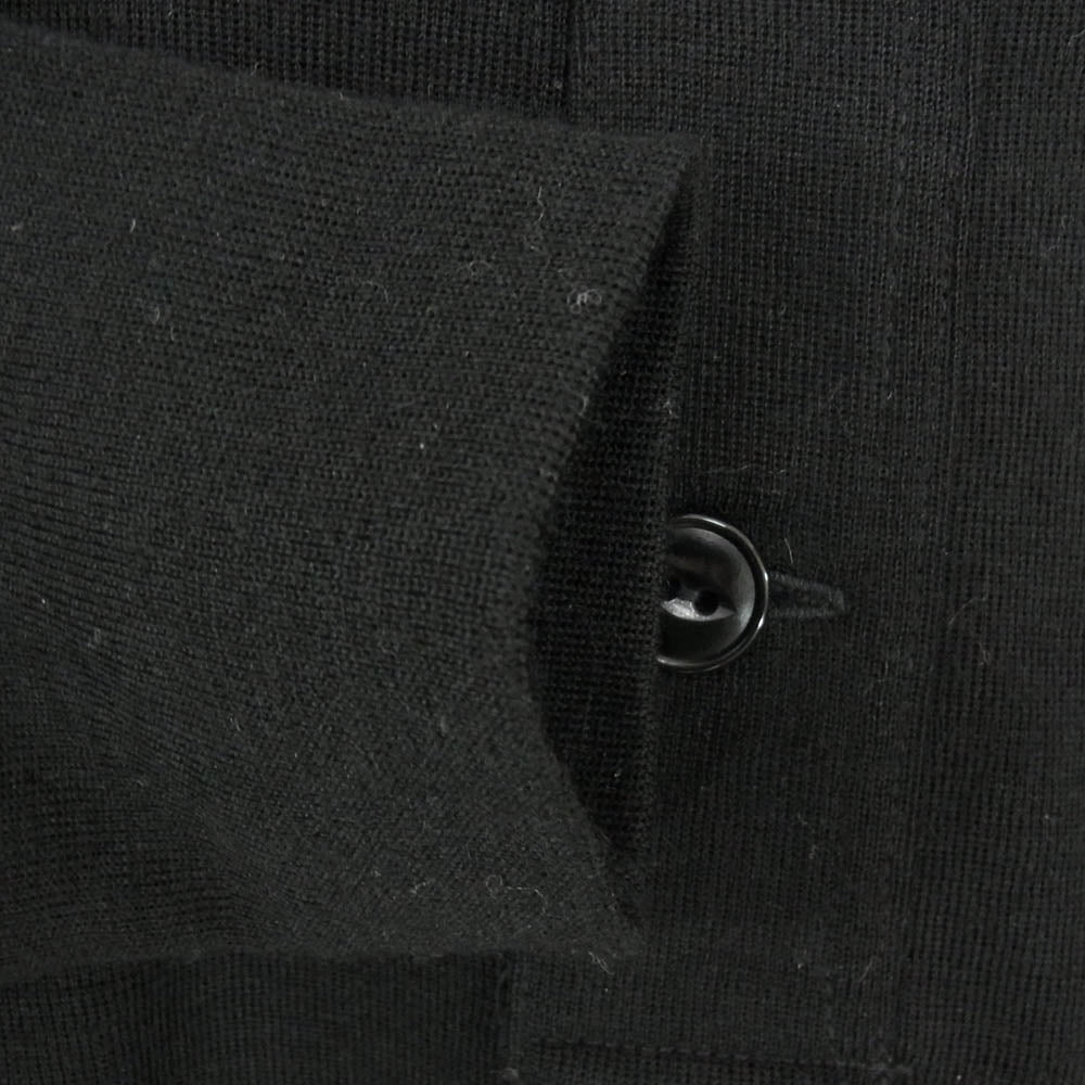 ワープアンドウーフ PIONEER TAILORING パイオニア テーラリング 長袖 ニット ポロシャツ ブラック系 M【中古】