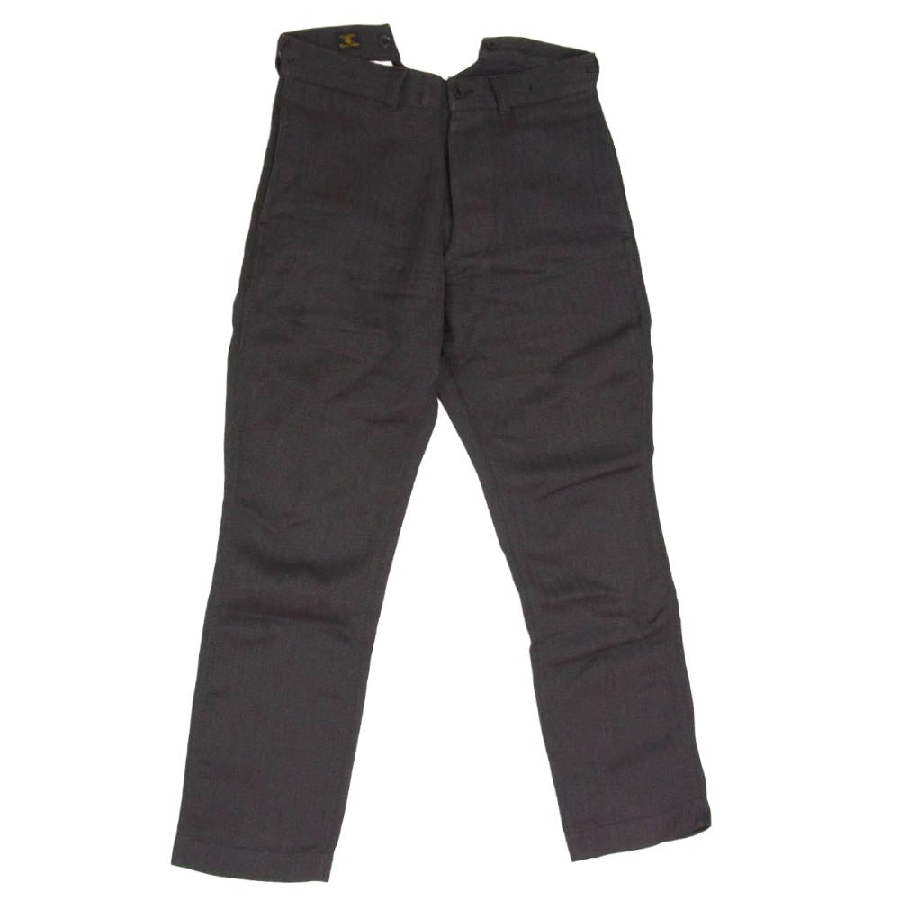 ジャンゴアトゥール DP-31(001) 撚杢 ワークトラウザー パンツ グレー系 S【中古】